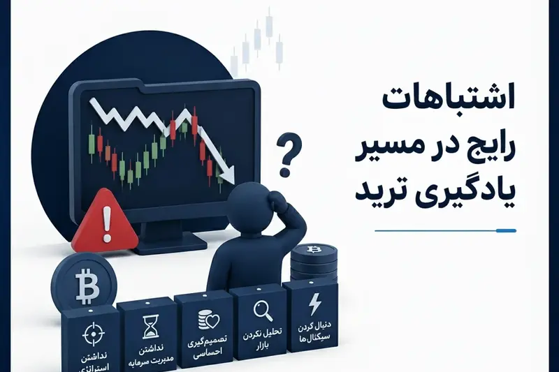 اشتباهات رایج در مسیر یادگیری ترید