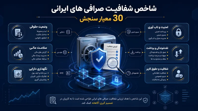 30 معیار رمزارزپلاس برای ارزیابی صرافی های ایرانی