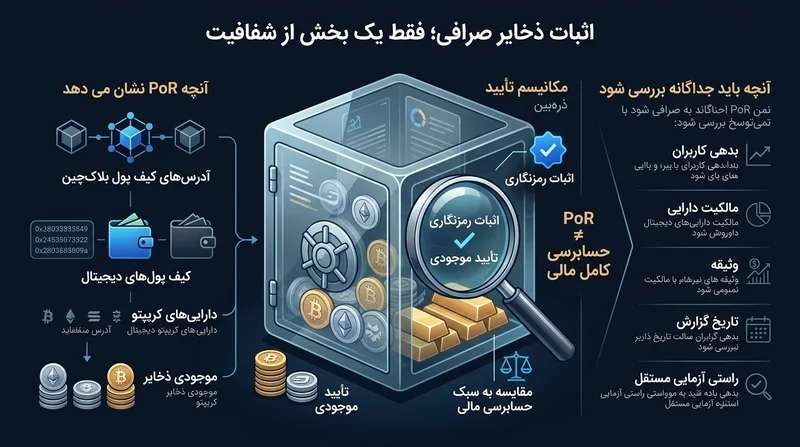 اثبات ذخایر صرافی چیست و چرا نباید فقط به PoR اعتماد کرد؟