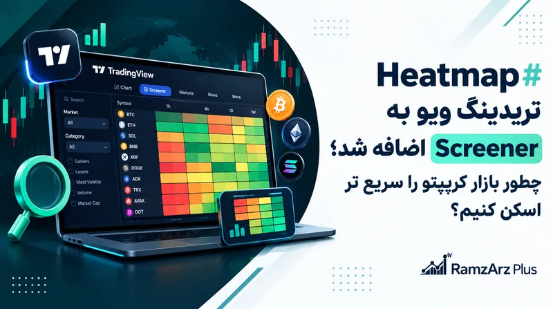 اضافه شدن Heatmap تریدینگ ویو به Screener برای اسکن سریع بازار کریپتو